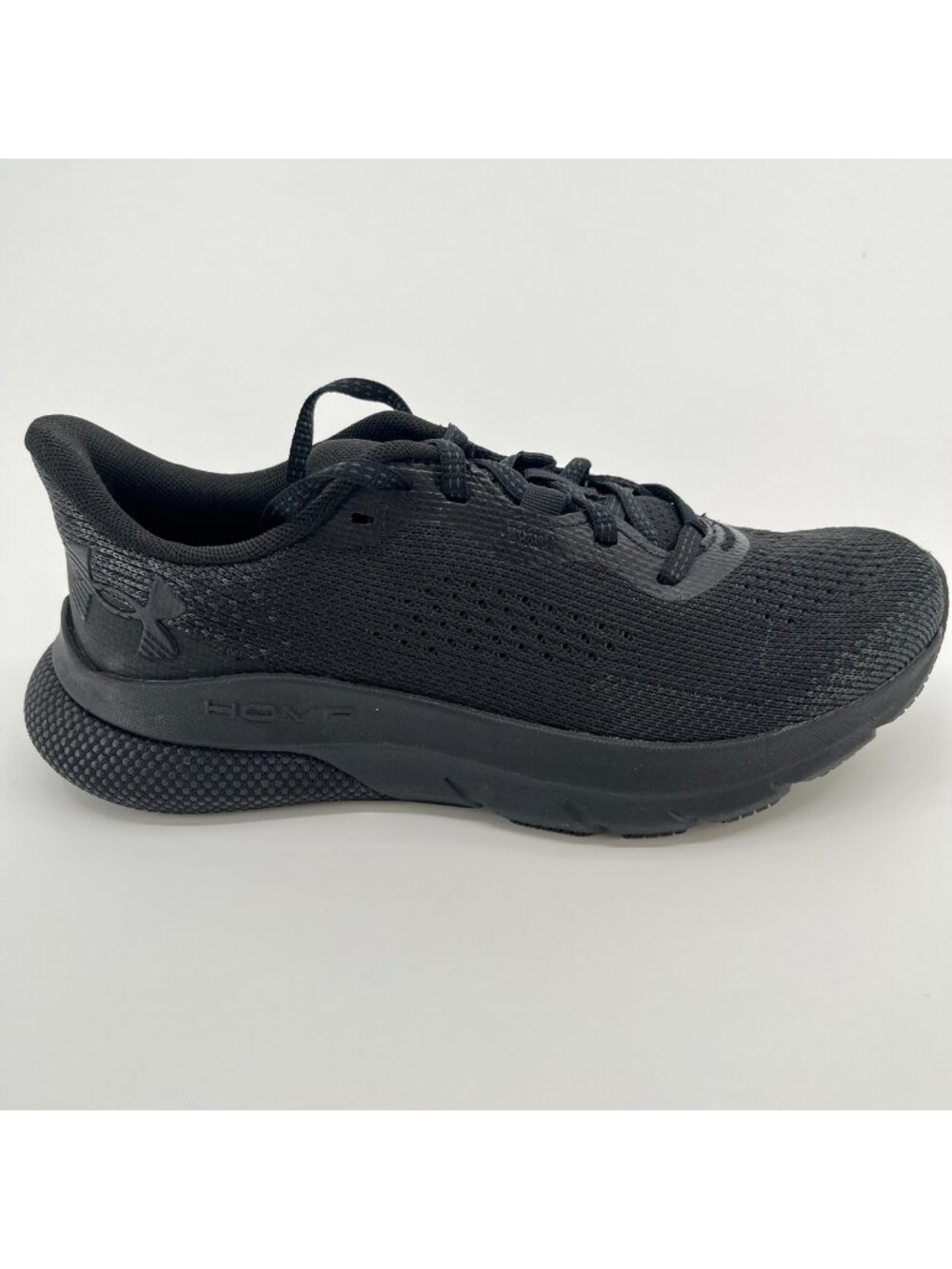Under Armour HOVR Turbulence 2 Womens Size 6 Triple Black Running Shoes Sneakers